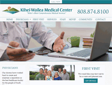 Tablet Screenshot of kiheiwaileamedicalcenter.com